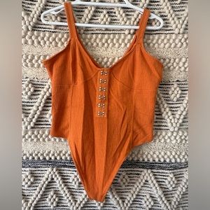 Guess orange bodysuit